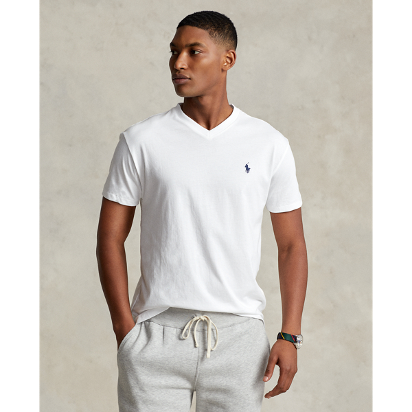 Men's White T-shirts Ralph Lauren