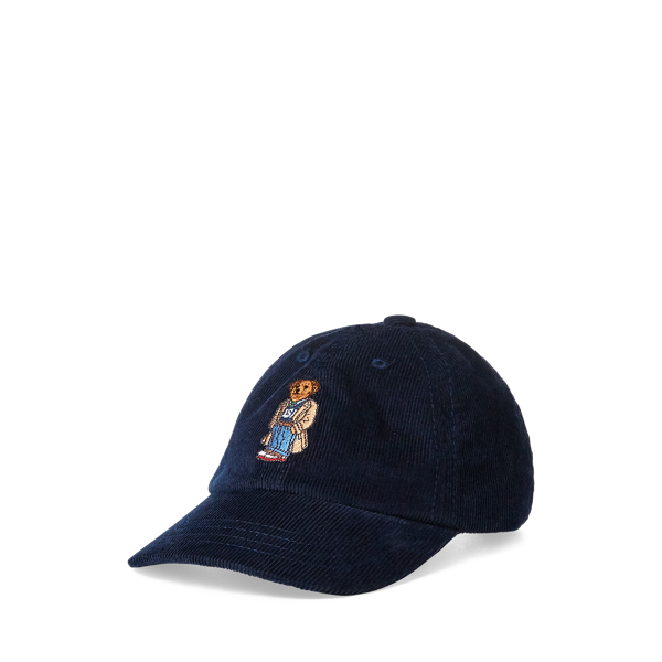 Bear Corduroy Baseball Cap