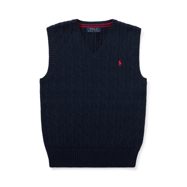 ralph lauren cable knit sweater vest