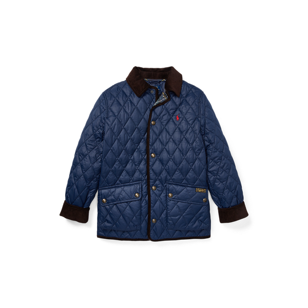 ralph lauren quilted car coat