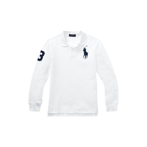 Big Pony Long Sleeve Polo Shirt