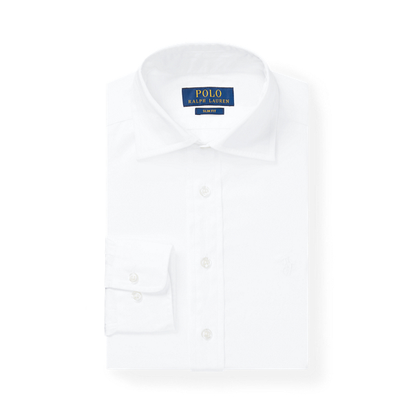 BOYS 6-14 YEARS Slim fit katoenen net overhemd 1