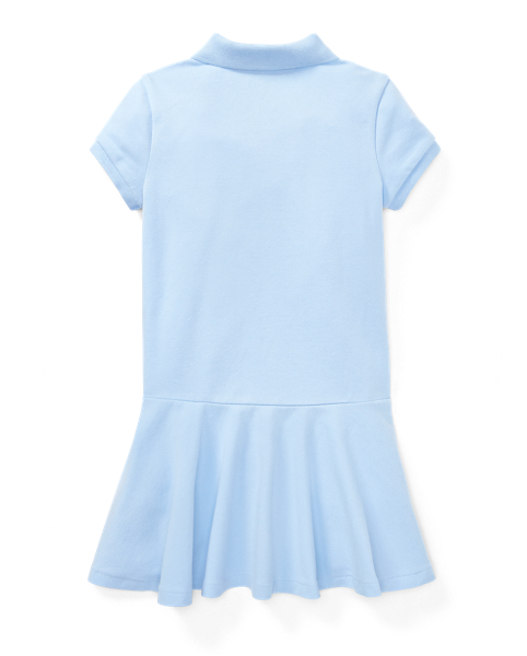 polo material short gown