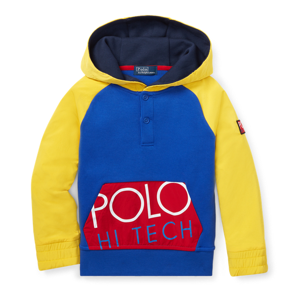polo hi tech double knit sweatshirt