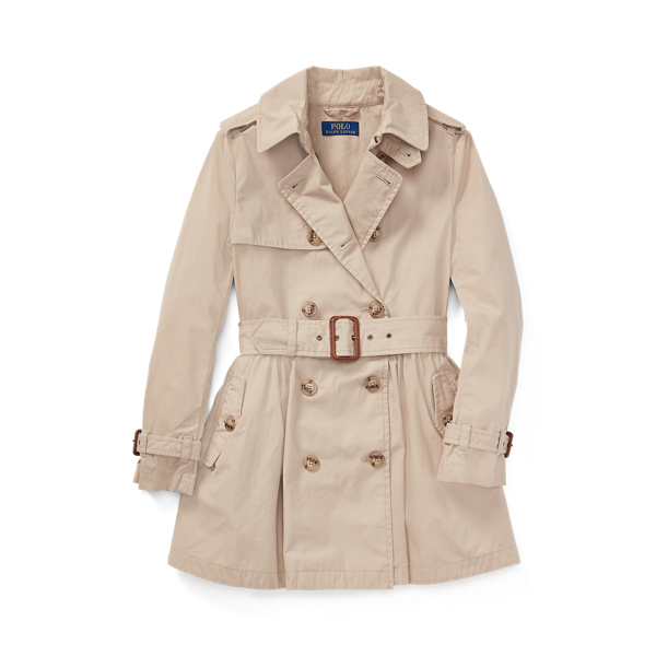 ralph lauren girls trench coat