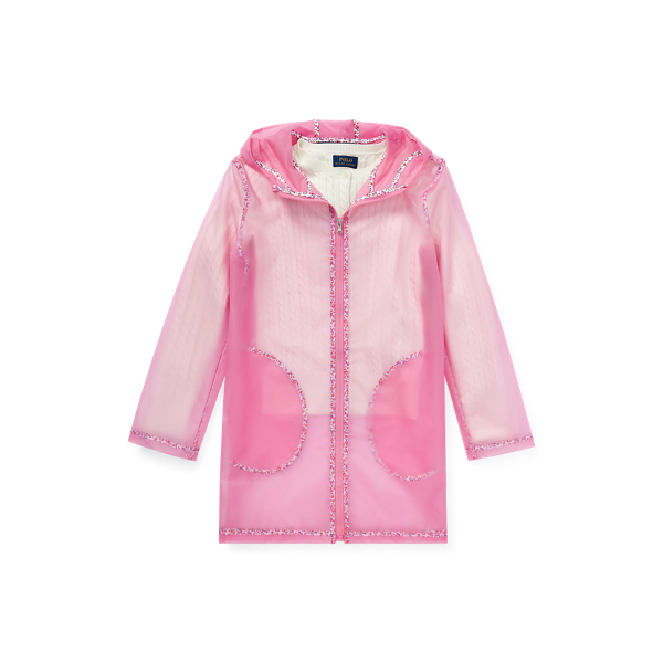 ralph lauren pink raincoat