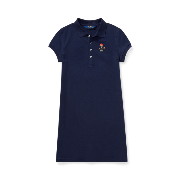 Wellie Bear Mesh Polo Dress