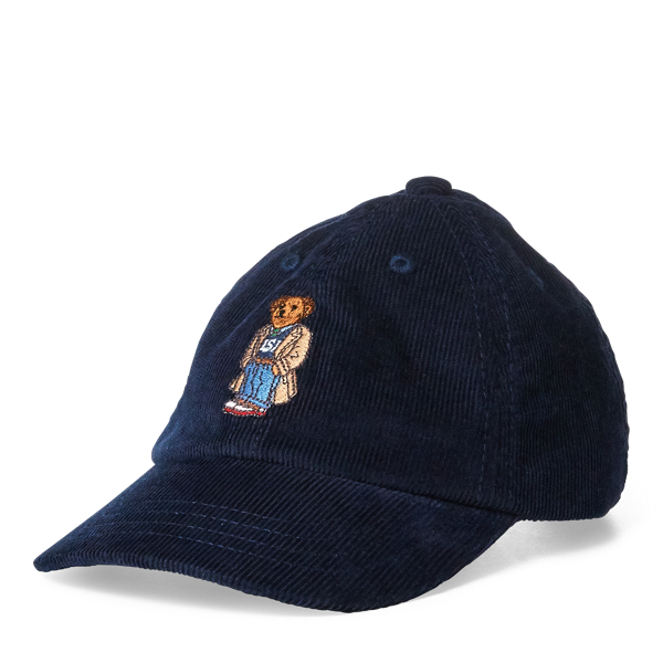 polo bear corduroy hat