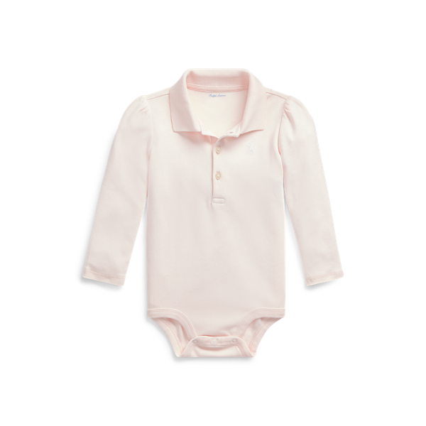 Body polo bébé interlock de coton