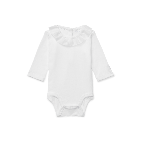 Body bébé en coton à volants