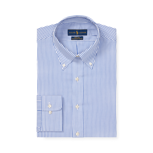 폴로 랄프로렌 셔츠  Polo Ralph Lauren Custom Fit Striped Shirt,Dodger Blue/White