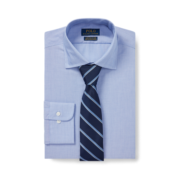 폴로 랄프로렌 셔츠 (슬림핏) Polo Ralph Lauren Slim Fit Poplin Shirt,Light Blue/White