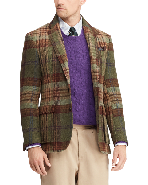 Polo Ralph Lauren Polo Plaid Tweed Sport Coat 4