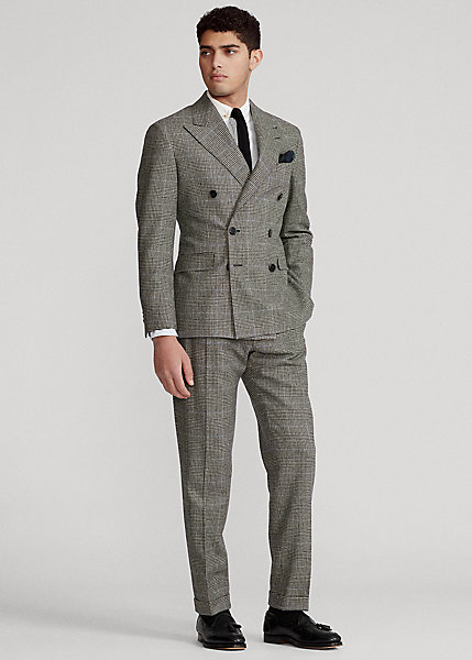 Pochette à motif prince-de-galles Ralph Lauren Homme Accessoires Cravates & Pochettes Pochettes 