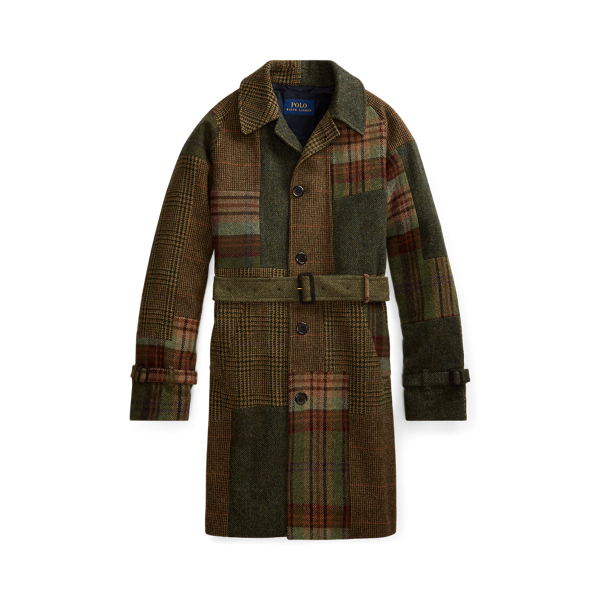 Patchwork Balmacaan Topcoat