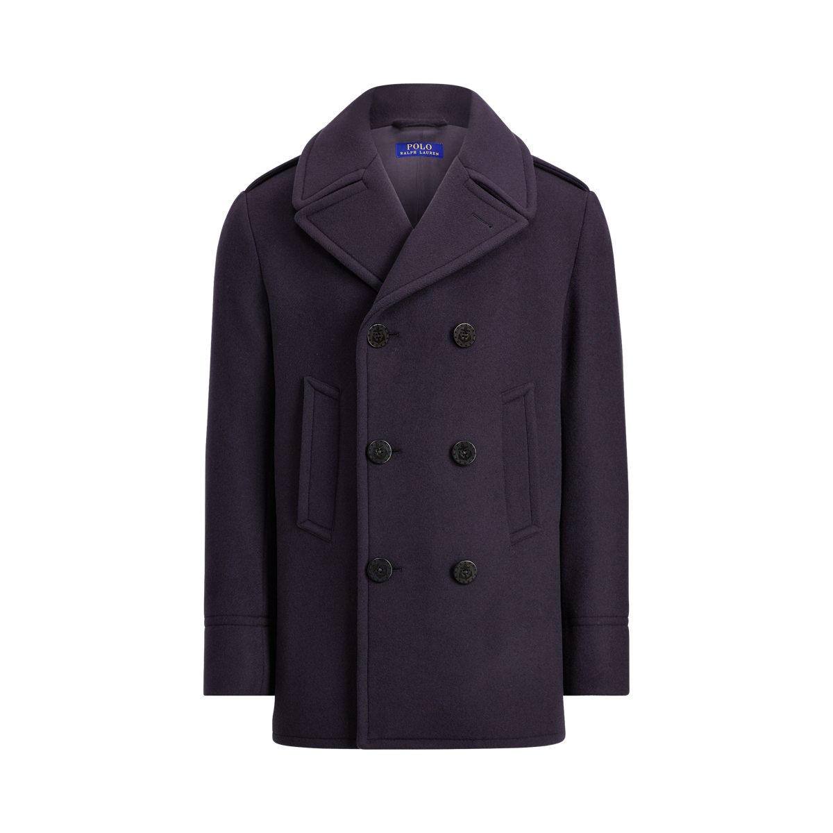 Polo Wool-Blend-Melton Peacoat