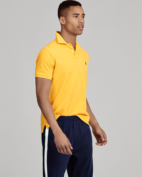 Classic Fit Mesh Polo Shirt