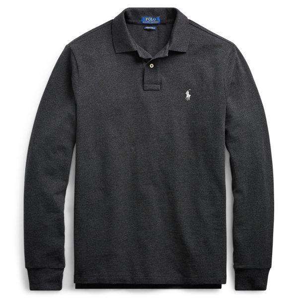 ralph lauren custom fit long sleeve polo