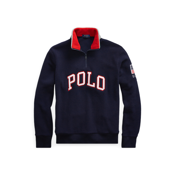 Cotton-Blend-Fleece Pullover