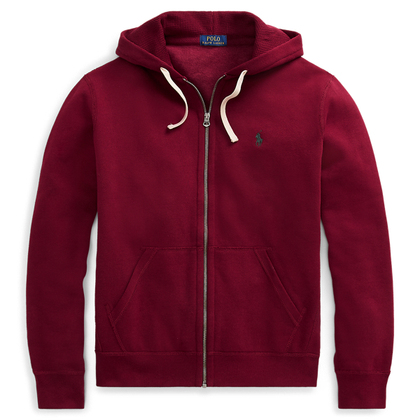 polo cotton fleece hoodie