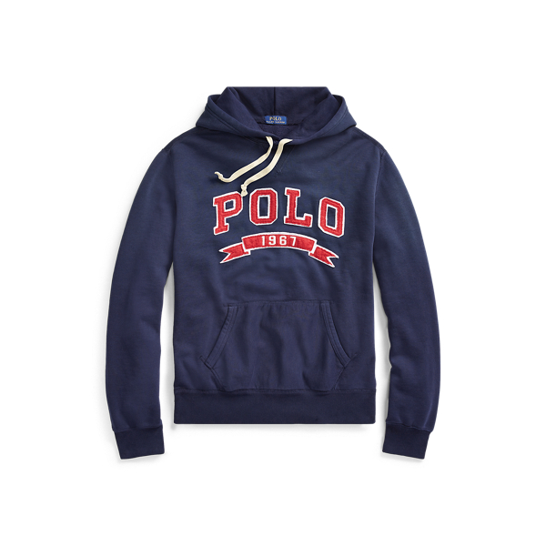 polo cotton fleece hoodie