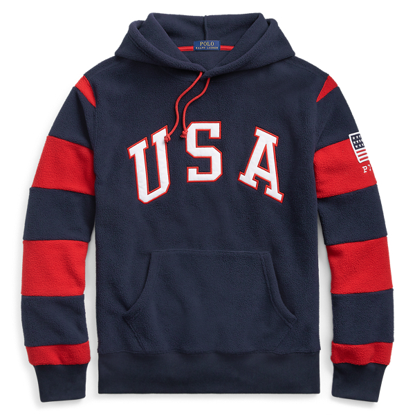polo ralph lauren usa hoodie
