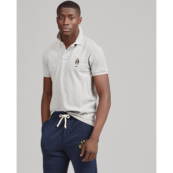 classic fit bear polo shirt