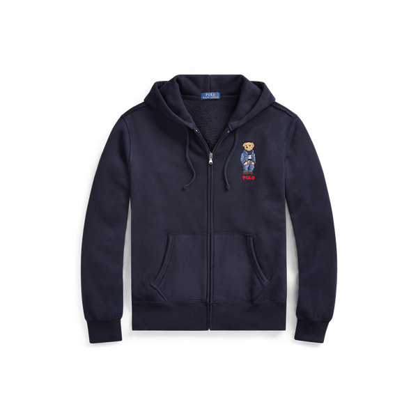 navy polo hoodie