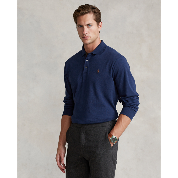 classic fit long sleeve polo ralph lauren