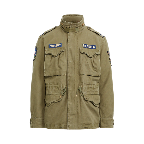 cotton twill field jacket ralph lauren