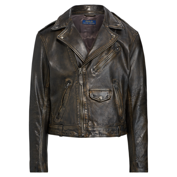 lauren leather jacket price