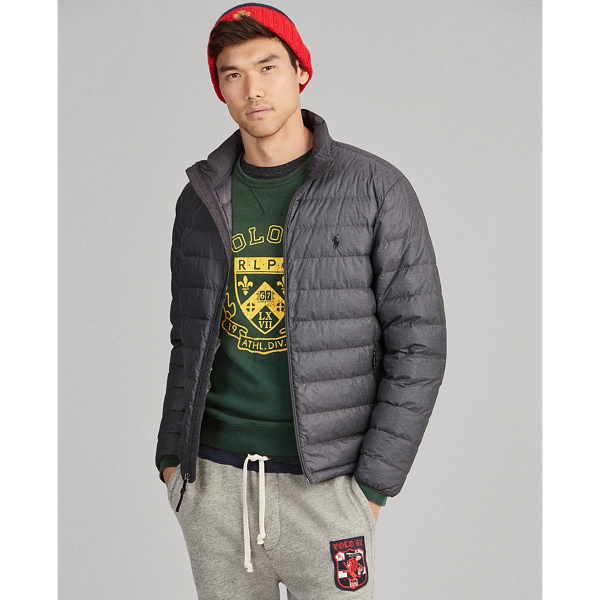 ralph lauren packable quilted down coat