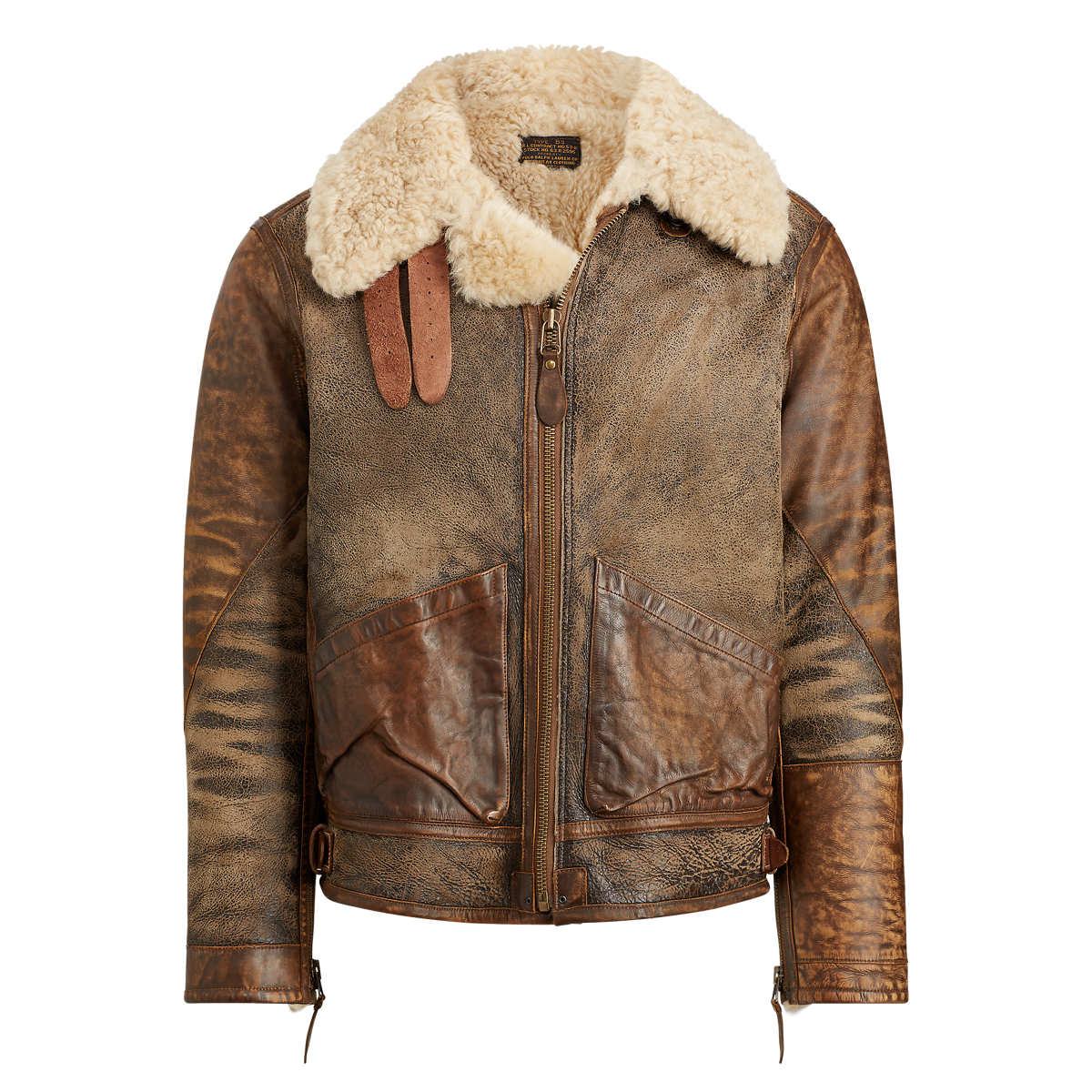 Ralph Lauren Polo vintage leather jacket XL blog.knak.jp