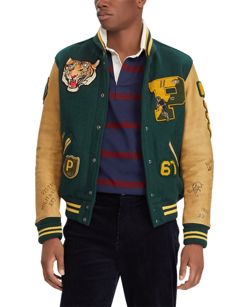 Polo Ralph Lauren WoolBlend Letterman Jacket 4