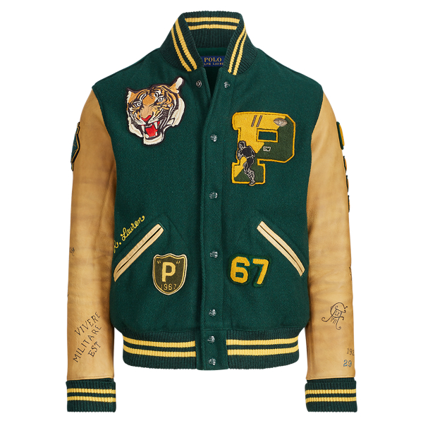 polo ralph lauren men's baseball jacket