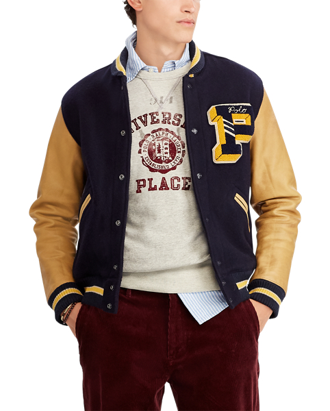 Polo Ralph Lauren WoolBlend Letterman Jacket 4