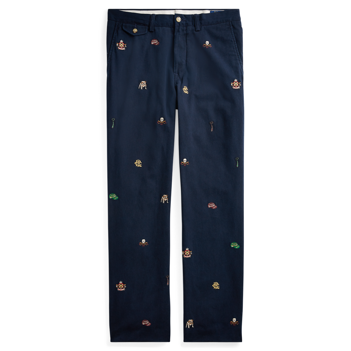 Top 39+ imagen ralph lauren embroidered pants Thptnganamst.edu.vn