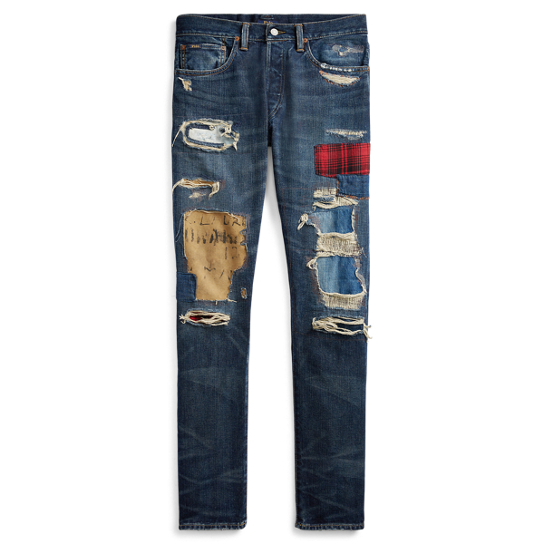 polo ralph lauren men's sullivan slim distressed jeans