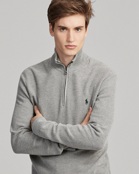Polo Ralph Lauren Cotton Half-Zip Sweater 1