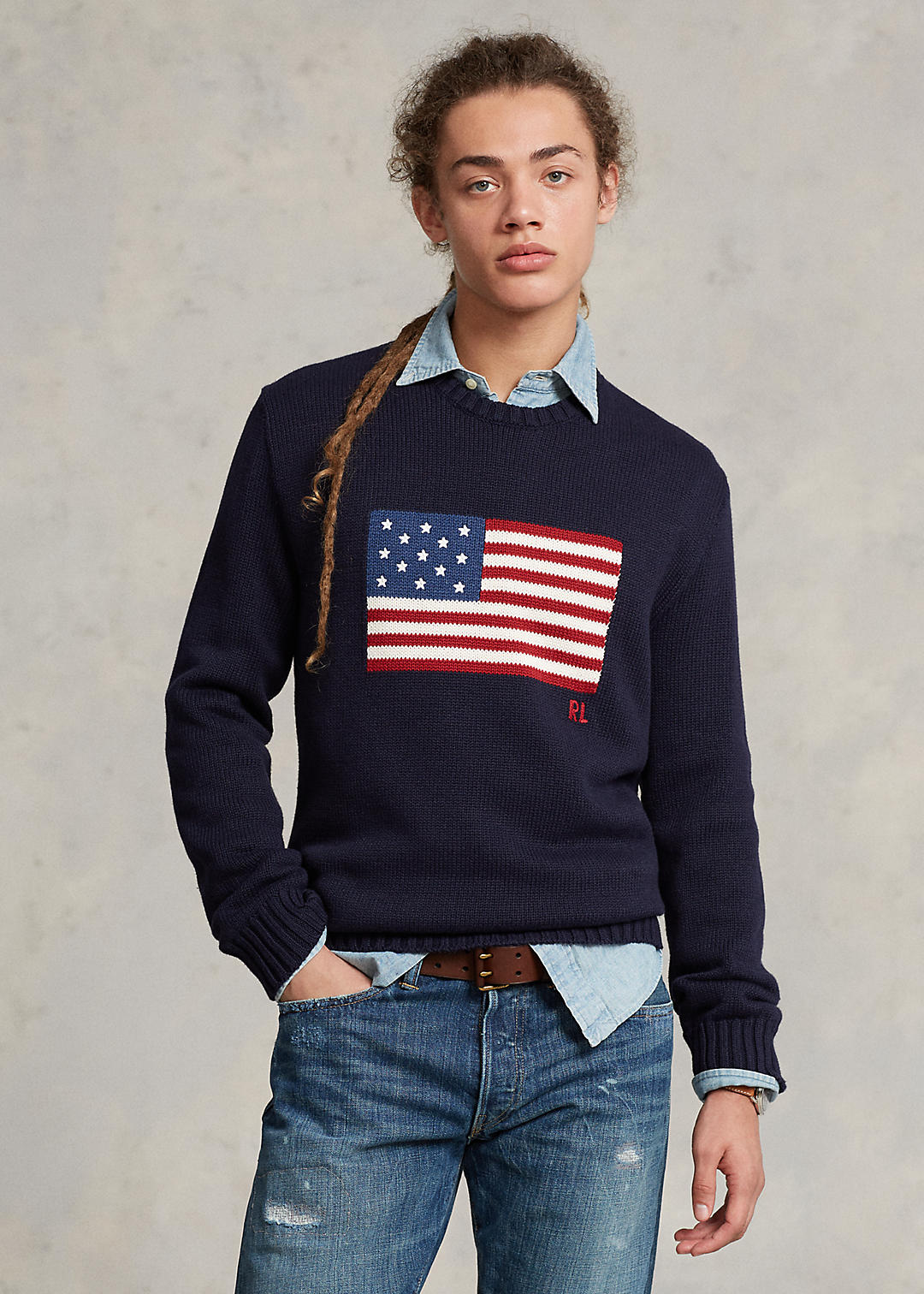 Polo Ralph Lauren De iconische trui met vlag 3