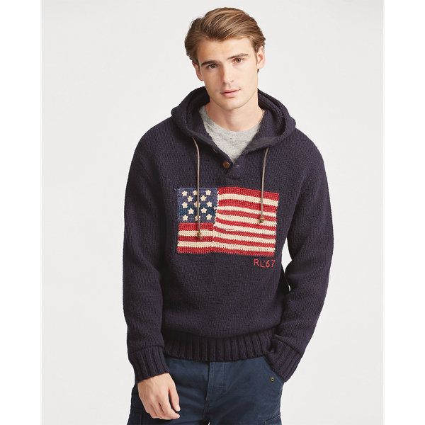 ralph lauren flag sweater mens