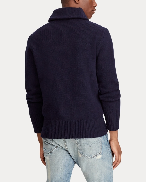 Polo Ralph Lauren Wool Shawl-Collar Sweater 5