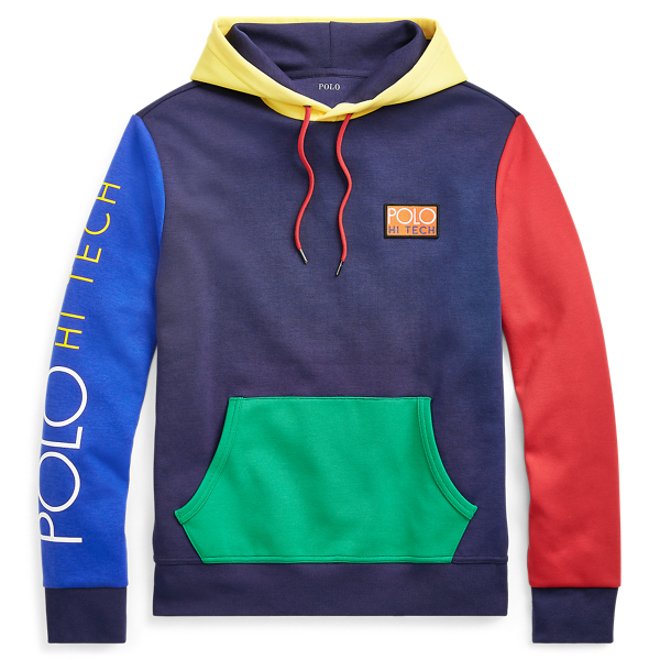 polo hi tech double knit sweatshirt