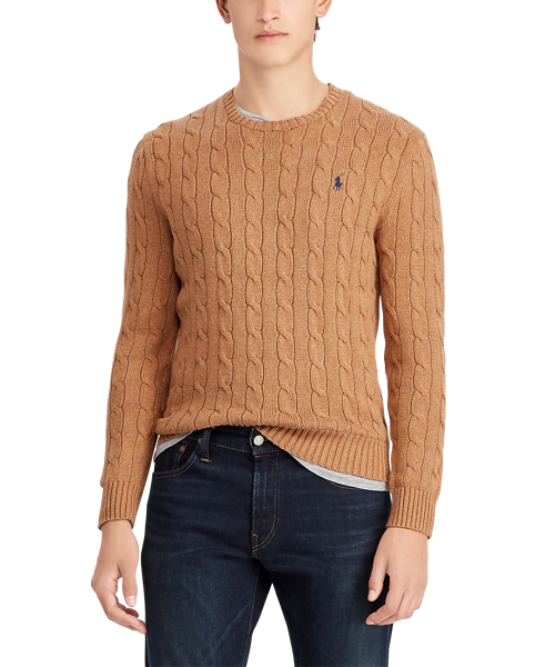 Big & Tall CableKnit Cotton Sweater 4