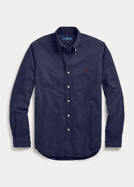 ralphlauren.com | Garment-Dyed Oxford Shirt