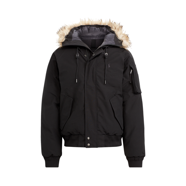 Veste bordée de fausse fourrure