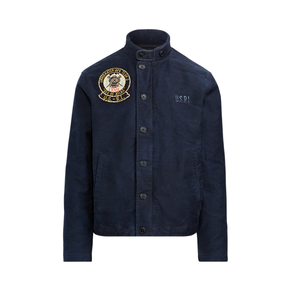 polo ralph lauren embroidered deck jacket