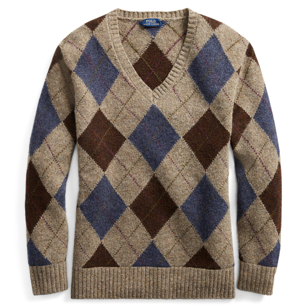 ralph lauren argyle sweater