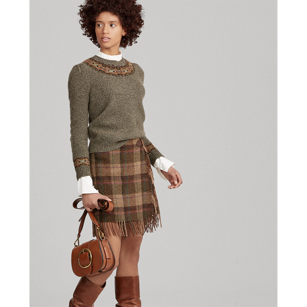 Top 72+ imagen ralph lauren wool skirt