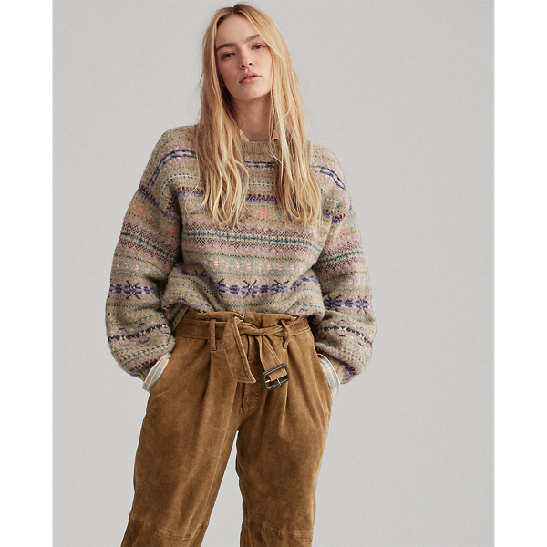 Fair Isle Crewneck Sweater for Women | Ralph Lauren® CH